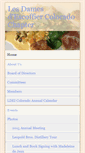 Mobile Screenshot of lesdamescolorado.org